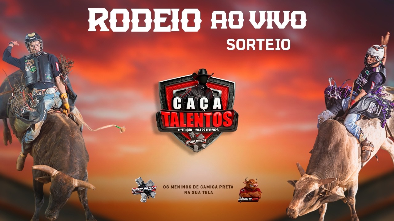 11° CAÇA TALENTOS 2026 | SORTEIO - SÁBADO (AO VIVO)