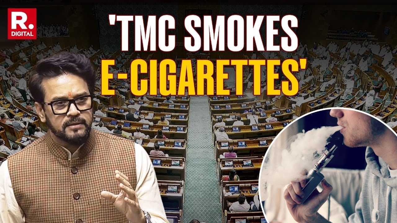 BREAKING: BJP Calls Out TMC In Parliament For Smoking Banned E-Cigarettes