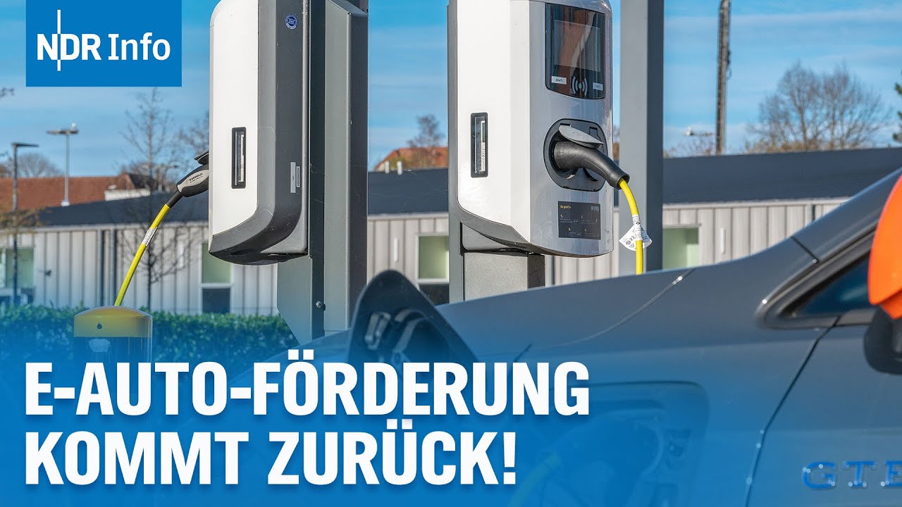 Freude in Niedersachsen: Prämie für E-Autos kommt zurück | NDR Info