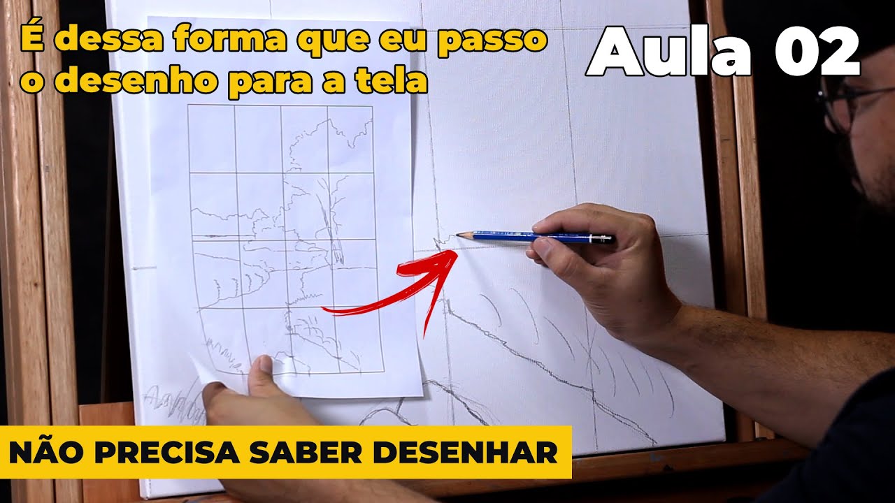 Como passar o desenho para a tela (mesmo sem saber desenhar)