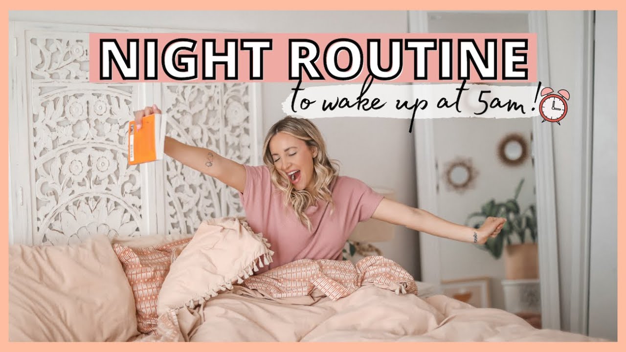 NIGHT TIME ROUTINE 😴 | bedtime routine to wake up early at 5am | night routine 2021 🌙✨