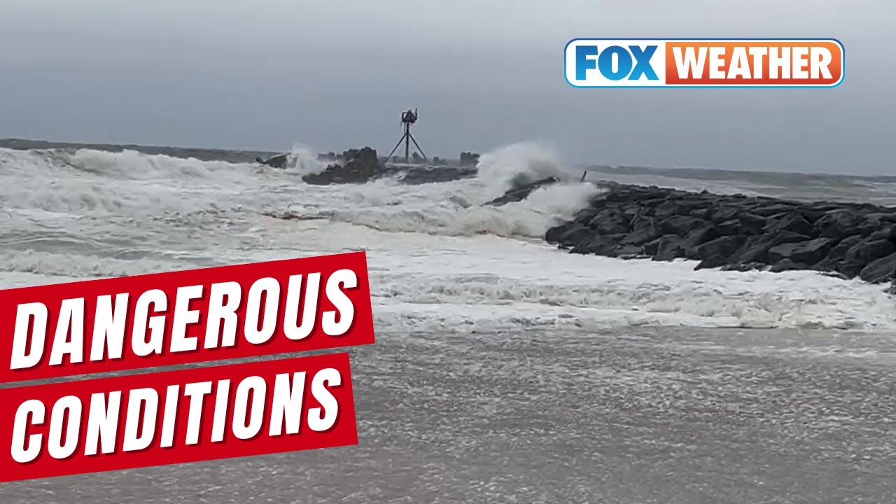 New Jersey Seeing Large Waves, Extremely Dangerous Surf Conditions From Hurricane Erin