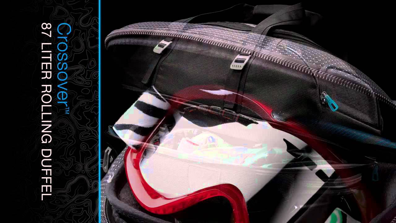Thule Crossover 87 liter rolling duffel draagtas sporttas koffer