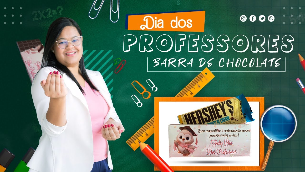 PAP - CAIXA CHOCOLATE DIA DOS PRODESSORES - MOLDE E AULA GRÁTIS