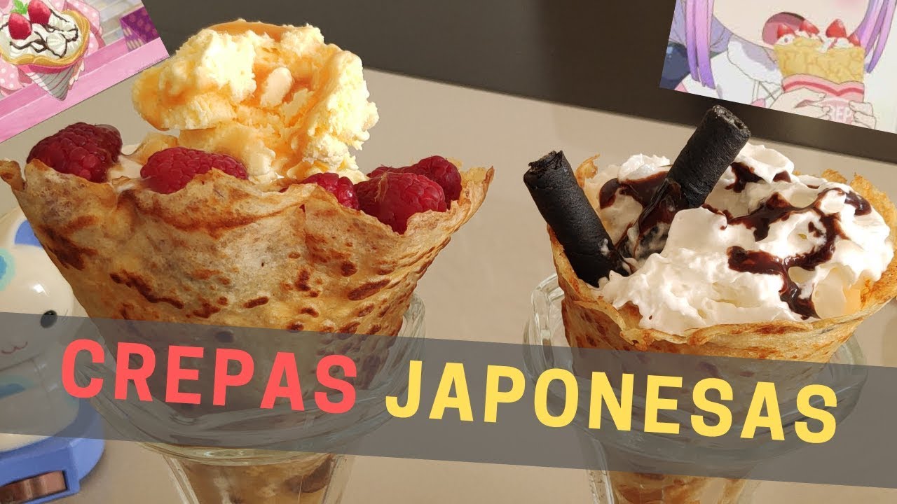 Como hacer Crepas Japonesas 🍡 🥞