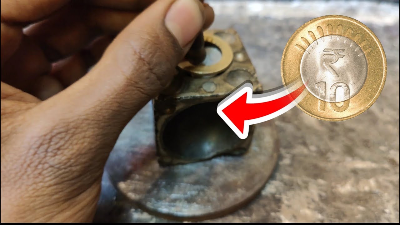 10 ₹ 🪙 Ring Making🥰//How To Make 10 ₹Coin Making///