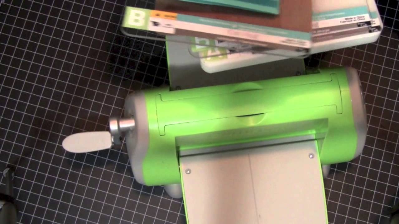 Cuttlebug and Big Shot Tutorial