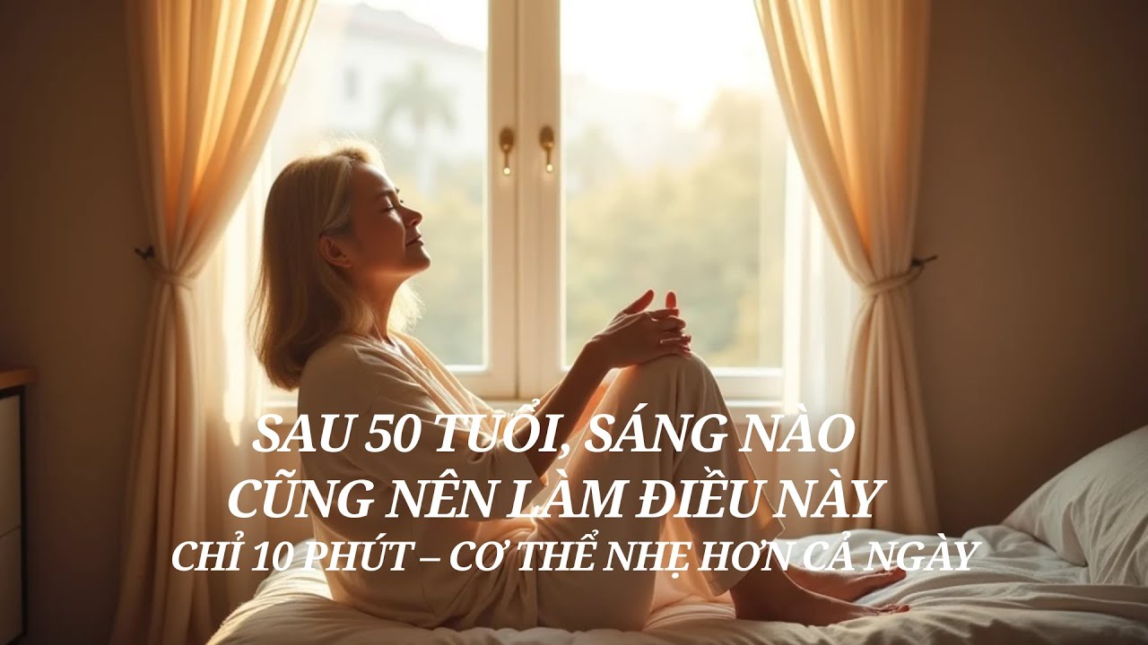 10 phút vận động nhẹ buổi sáng cho người trên 50 | An Nhiên Tuổi 50