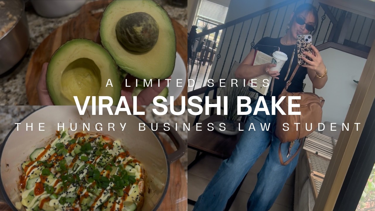GOT 20 MIN? LET'S MAKE THE VIRAL SUSHI BAKE 🍣🥢