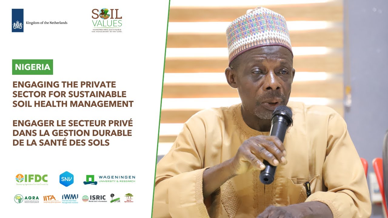 Soil Values Program: Engaging the Private sector for sustainable soil health management
