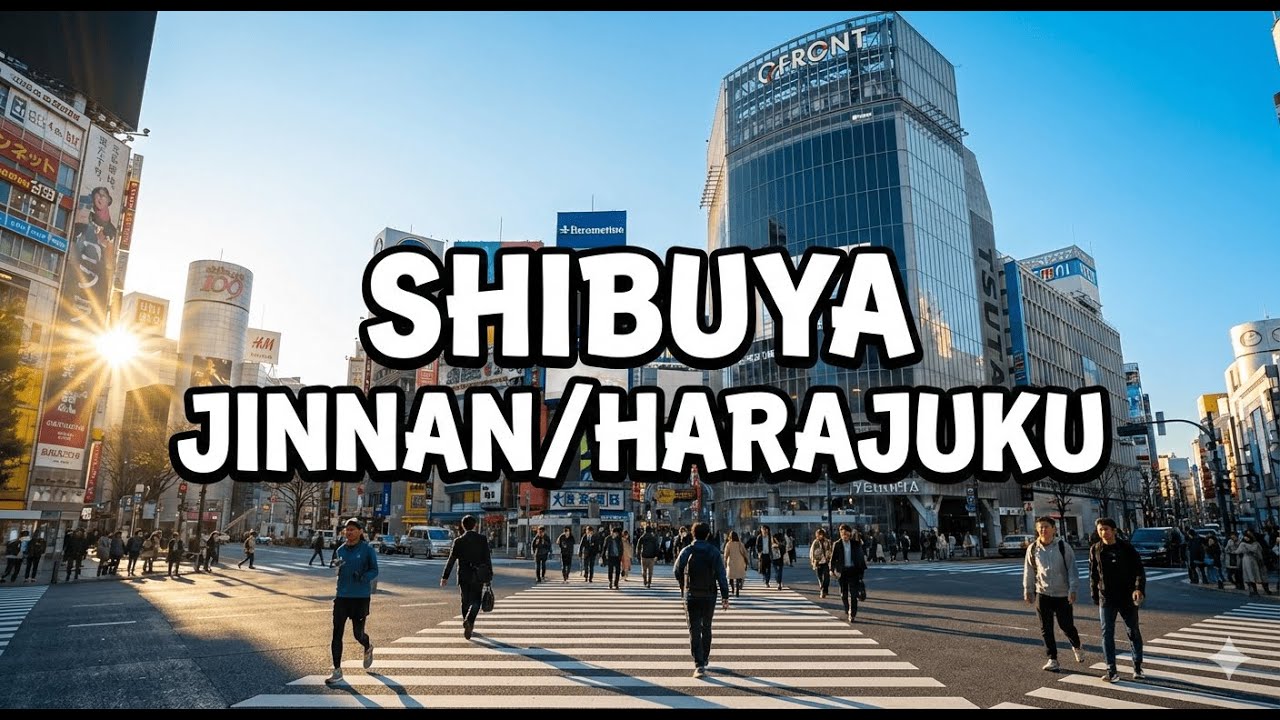 Tokyo Street Style Walk: Shibuya Jinnan to Harajuku / Morning Vibes