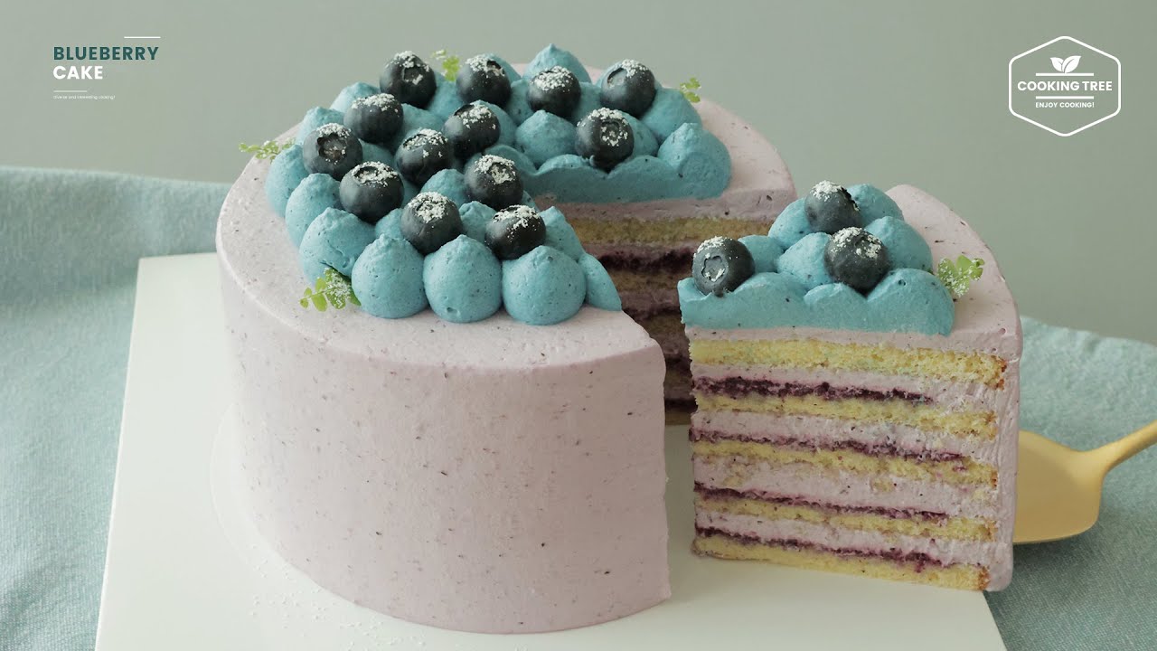 블루베리 케이크 만들기 : Blueberry Cake Recipe | Cooking tree