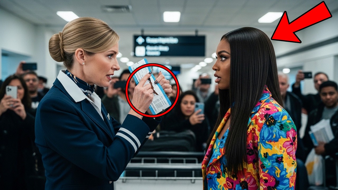 Flight Attendant Rips Up Black Girls Ticket, Not Knowing Her Father Owns the Entire Airline...