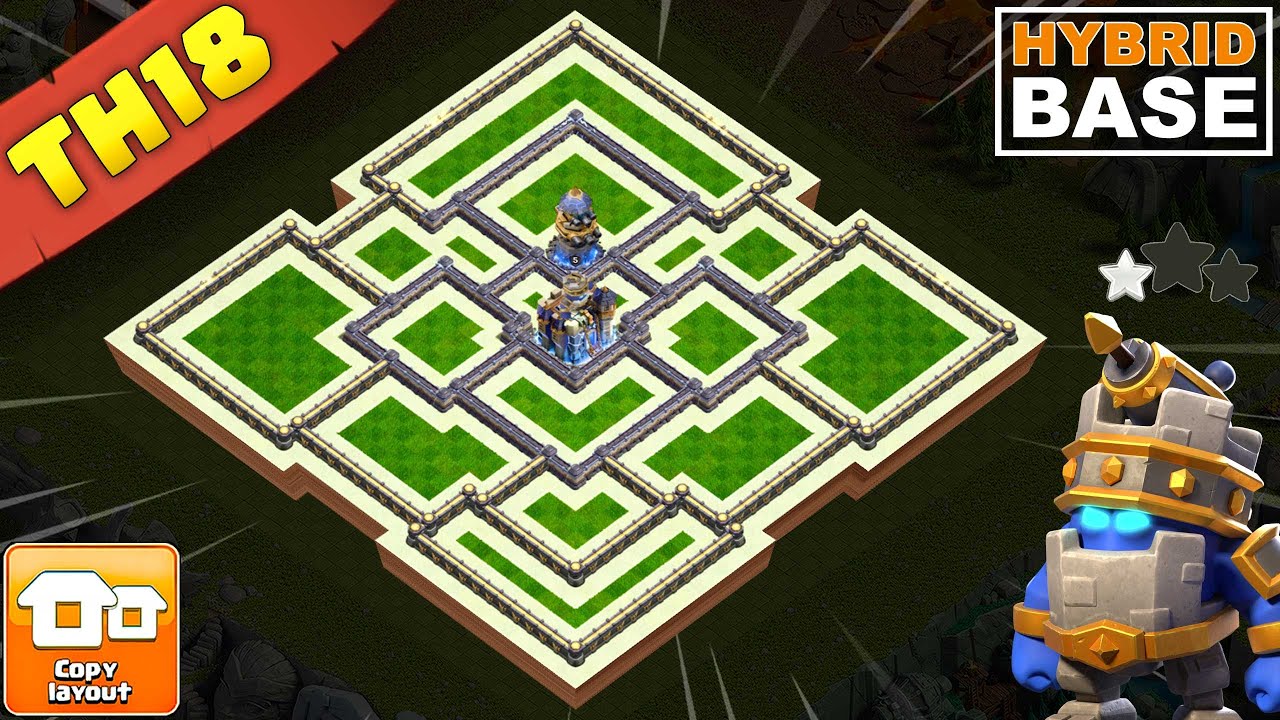 NEW ULTIMATE TH18 BASE! | Hybrid Anti-3 Star + Crazy Loot Protection!