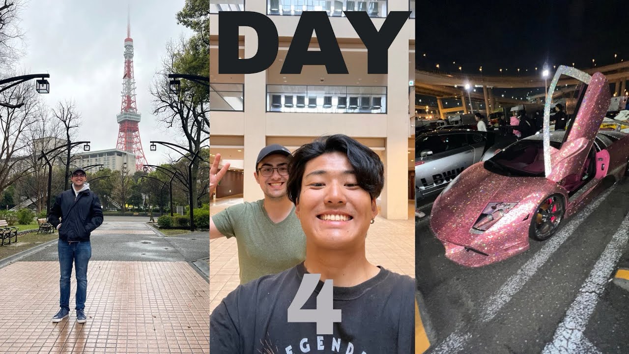 Fourth Day in Japan!! (Tokyo Tower, Kura Sushi, Yuta, UpGarage, Daikoku Parking Area!!)