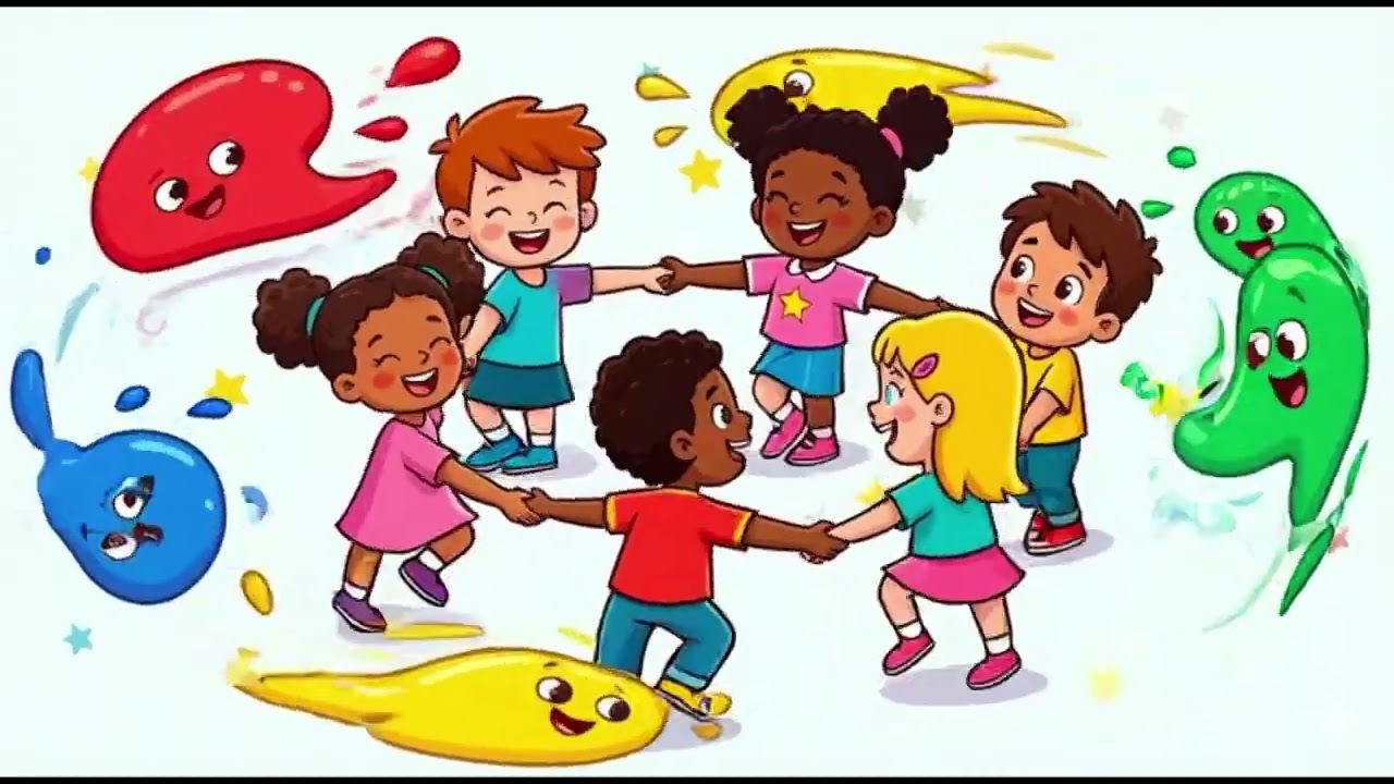 A Dança das Cores 🌈💃 | Música Infantil para Aprender as Cores | Canção Educativa e Divertida