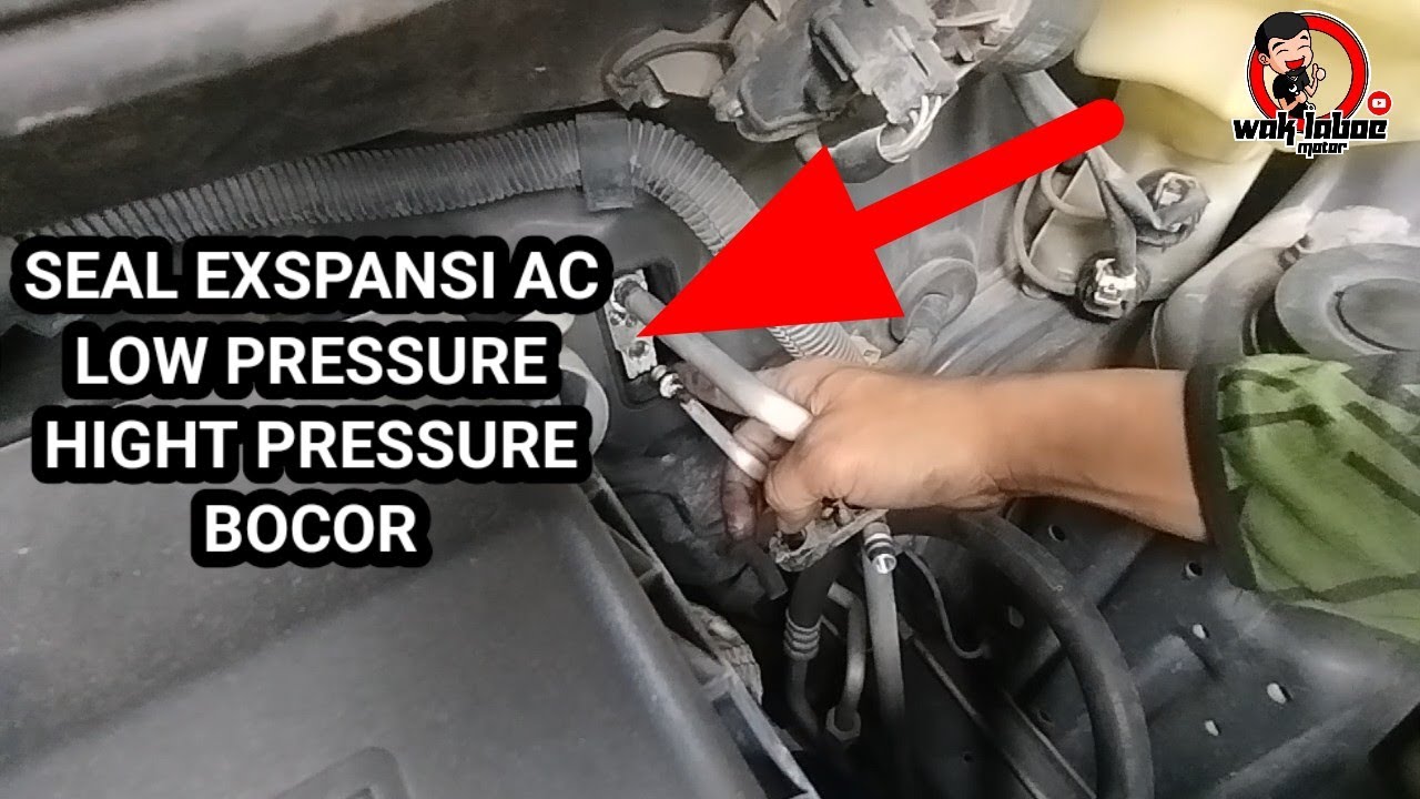 Pergantian seal ekspansi AC hight dan low pressure avanza lama