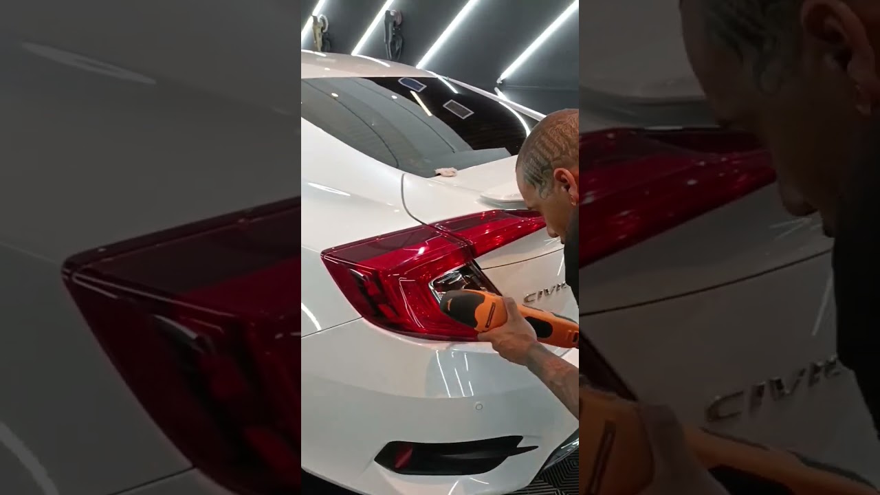 Polimento das lanternas do Honda Civic. Veja o resultado #polimento #hondacivic #detail #contagemmg