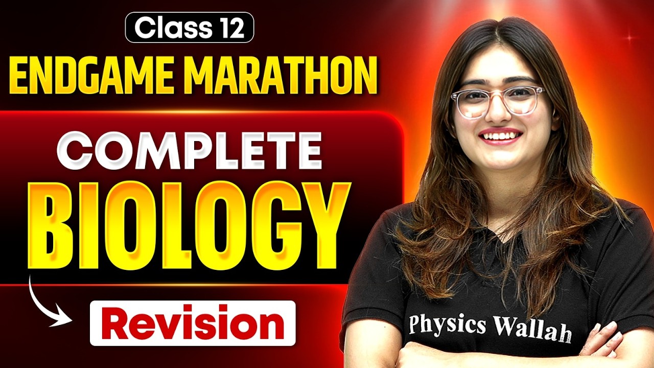 Class 12 Biology Complete Revision 🔥 | Final One Shot | CBSE Boards 2026 By Aarushi Ma'am