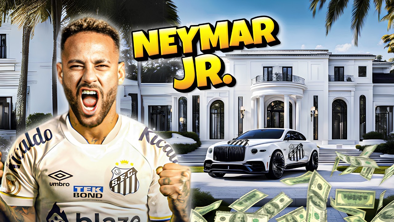 Essa é a Vida Luxuosa do Neymar no Santos Em 2025 (Mansões, Carros, Fortuna)