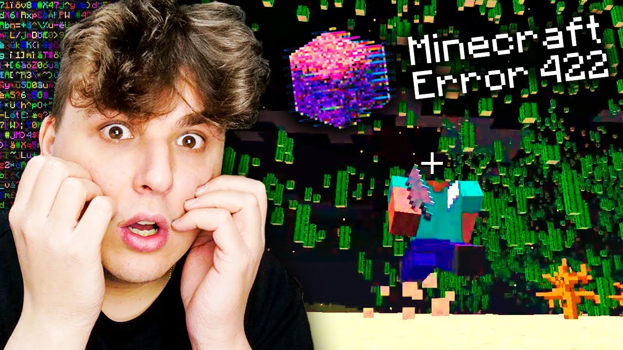 ZAGRAŁEM w ZAKAZANĄ WERSJĘ MINECRAFT ERROR 422!!!