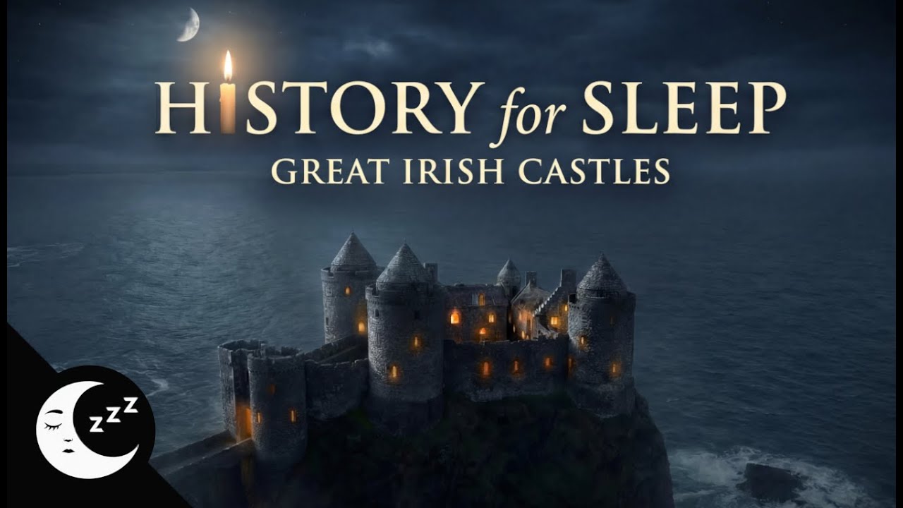 History for Sleep | Great Irish Castles: Dunluce & Trim (1hr Story + 1hr Rain & Fire)