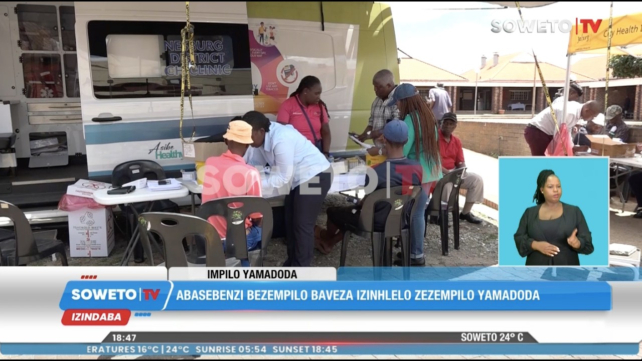 SOWETO TV NEWS | ABASEBENZI BEZEMPILO BAVEZA IZINHLELO ZEZEMPILO YAMADODA
