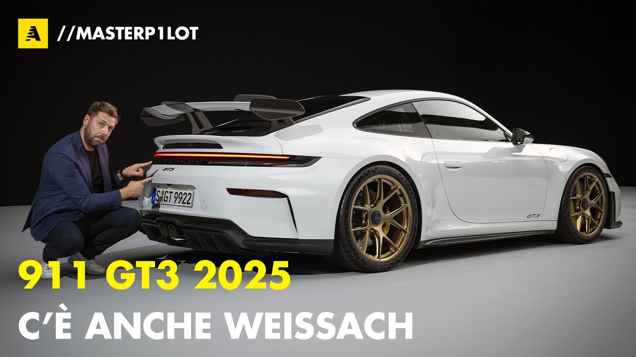 Nuova PORSCHE 911 GT3 2025 | C'è anche WEISSACH. Da 215.000 euro