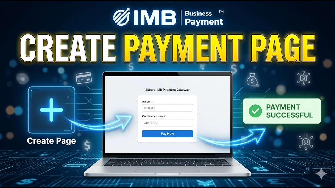 How to Create Payment Page in Imb Payment&trade; Gateway | Accept Online Payments Easily #imbpayment #upi
