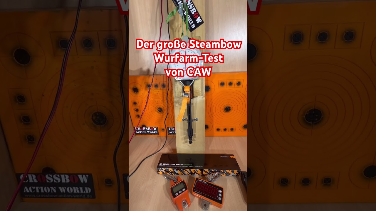 Der gro&szlig;e Steambow Wurfarm-Test von CAW #crossbow #armbrust #bogenschie&szlig;en #bogensport #bow #airsoft