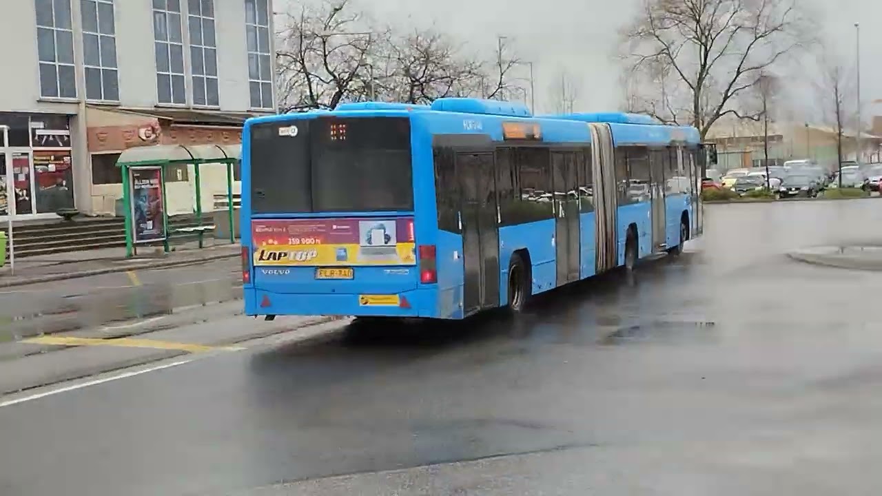 VOLVO 7700A FLR -740 BKV  BKK 85 BUSZ ÉRKEZIK  VÉG ÁLLOMÁSRA AZ ÖRS VEZÉR TÉRRE