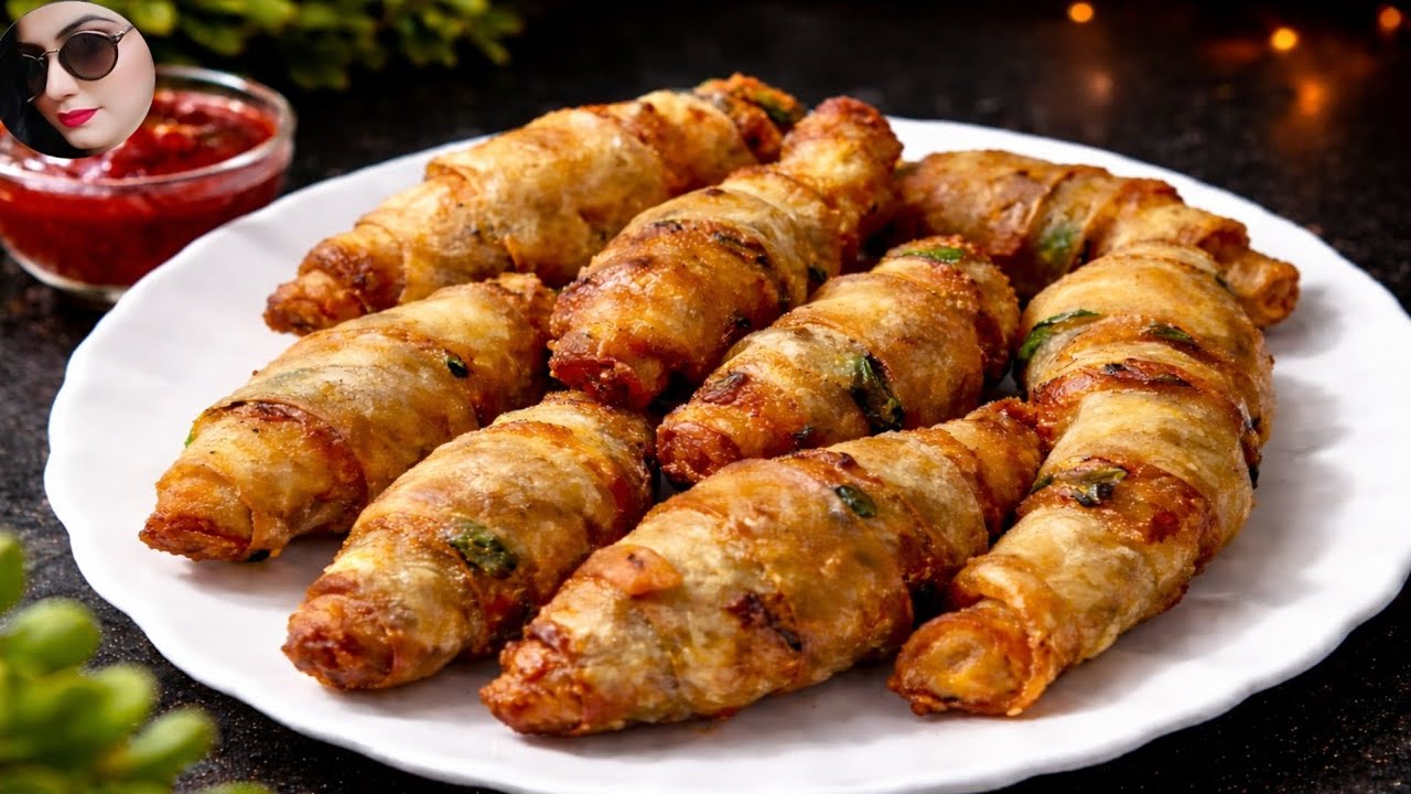 Viral Crispy Potato Swirls | Easy Cheesy Party Snack Everyone Will Love | Chef Arwa 