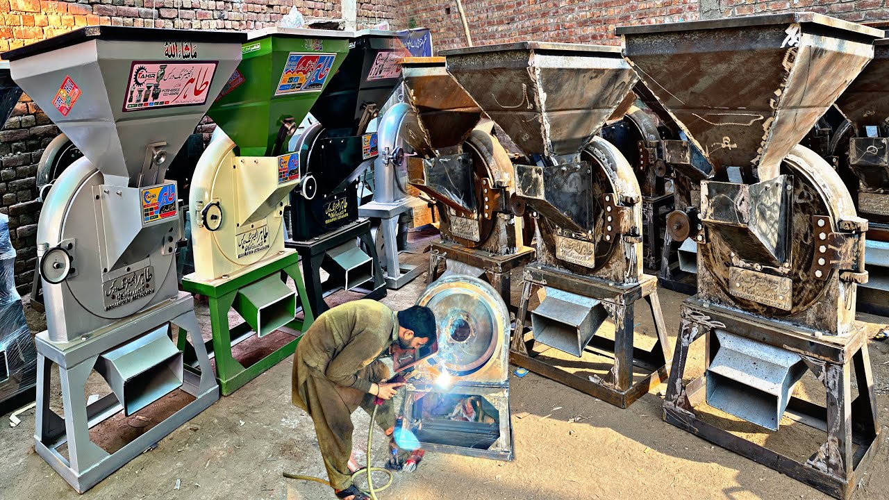 How to Make Wheat Grinding Machine | Complete Manufacturing Process of Wheat Grinding Machine