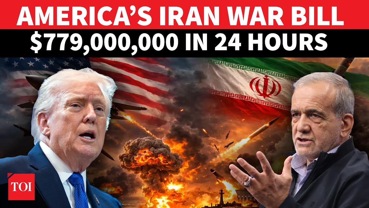 ‘$779,000,000 Burned In Just 24 Hours’: Trump’s Iran War Leaves US With Eye‑Watering Bill | Watch
