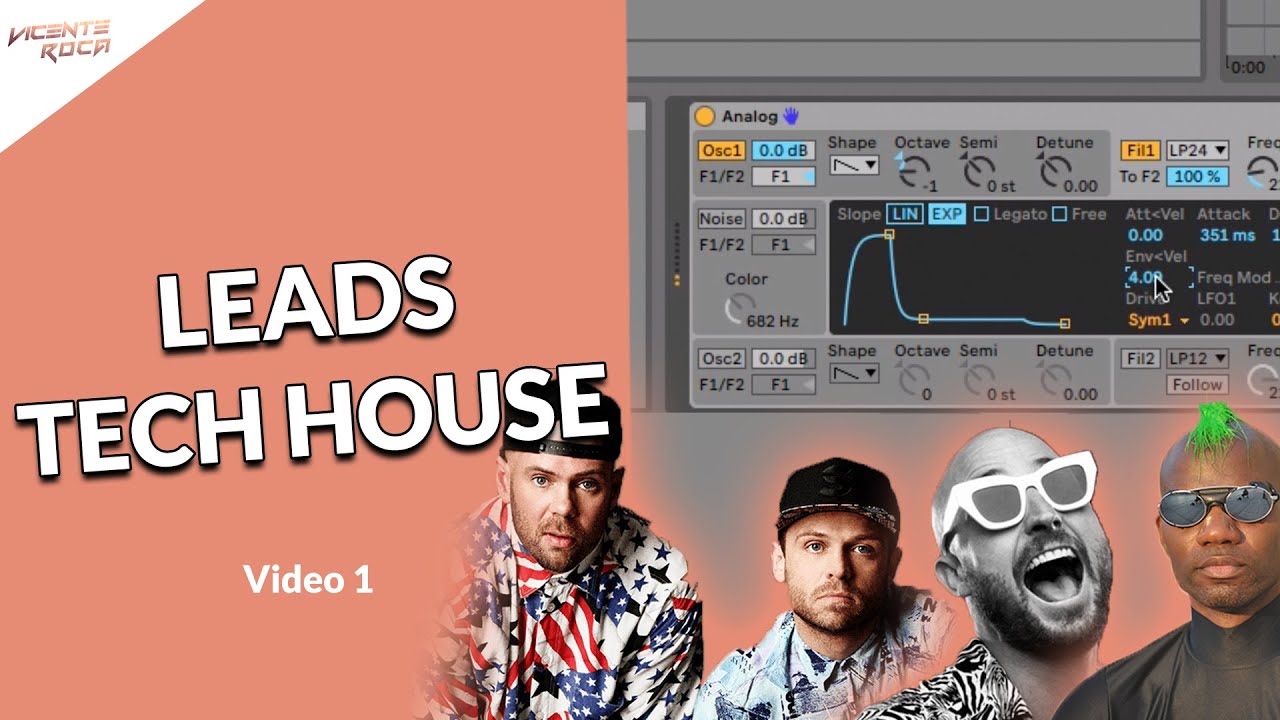 Como hacer Leads Tech House 🎛️🎚️🙌🏻🎶 VIDEO 1 (Estilo Fisher, Green Velvet, Prok & Fitch)