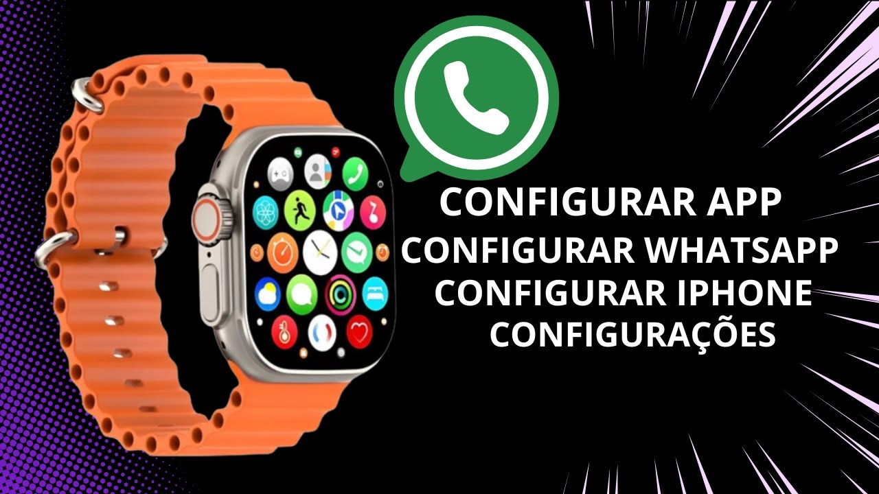 Como Configurar Qualquer Smartwatch no Celular e Conectar o WhatsApp Fácil! 📲⌚RW.1