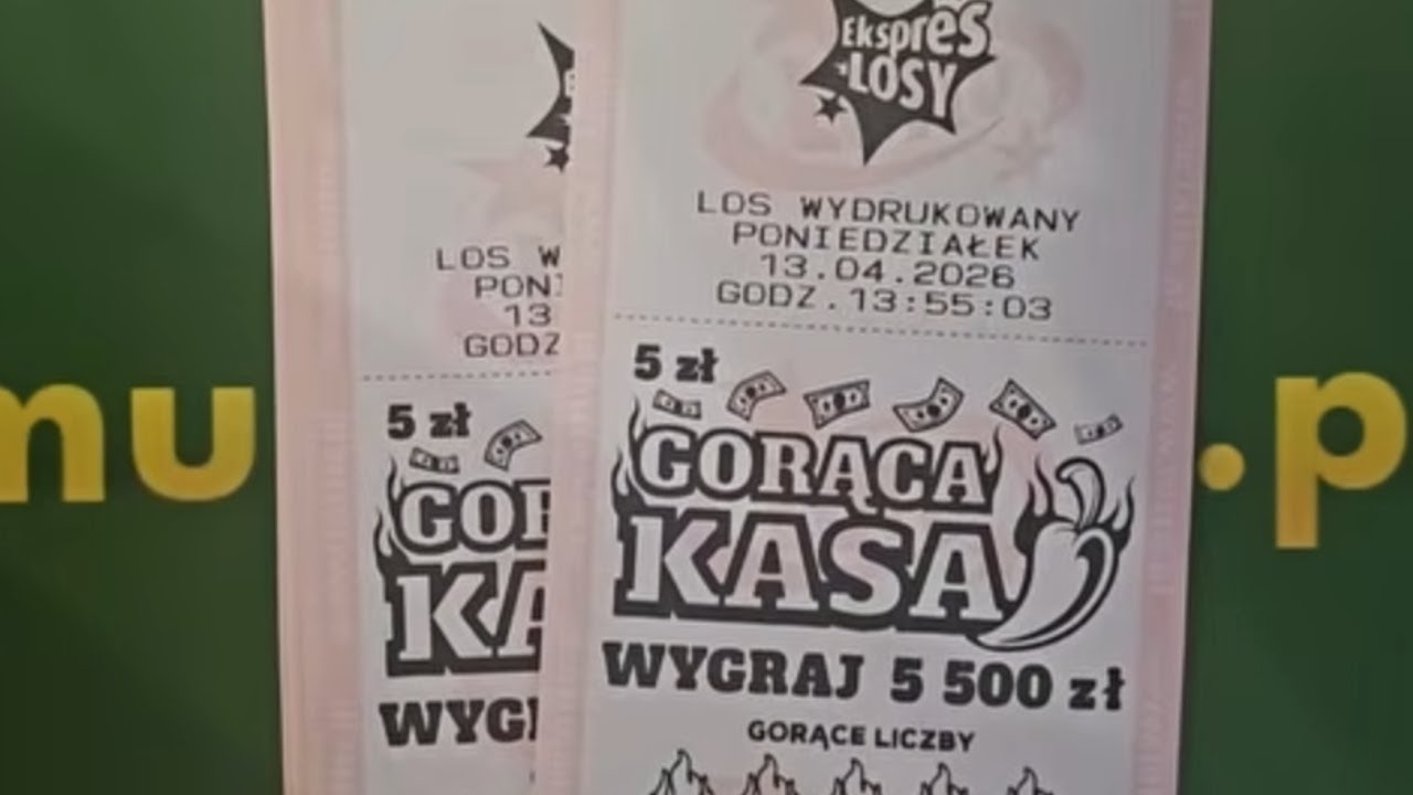 Ekspres Losy 🎲 Gorąca Kasa #0003 &ndash; Zakończenie Sprzedaży 14.04.2026 🏁