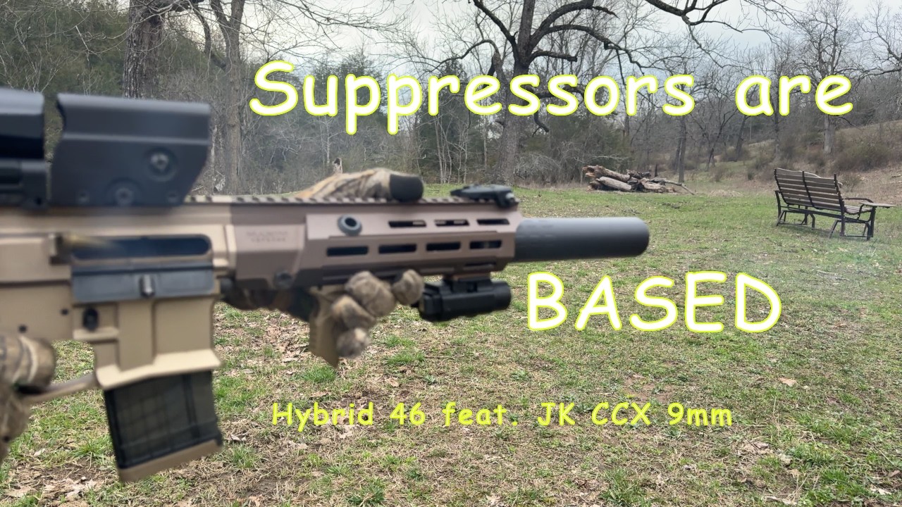 Advanced suppressor testing w Hyrbrid 46 and JK CCX9 - Is it worth it?