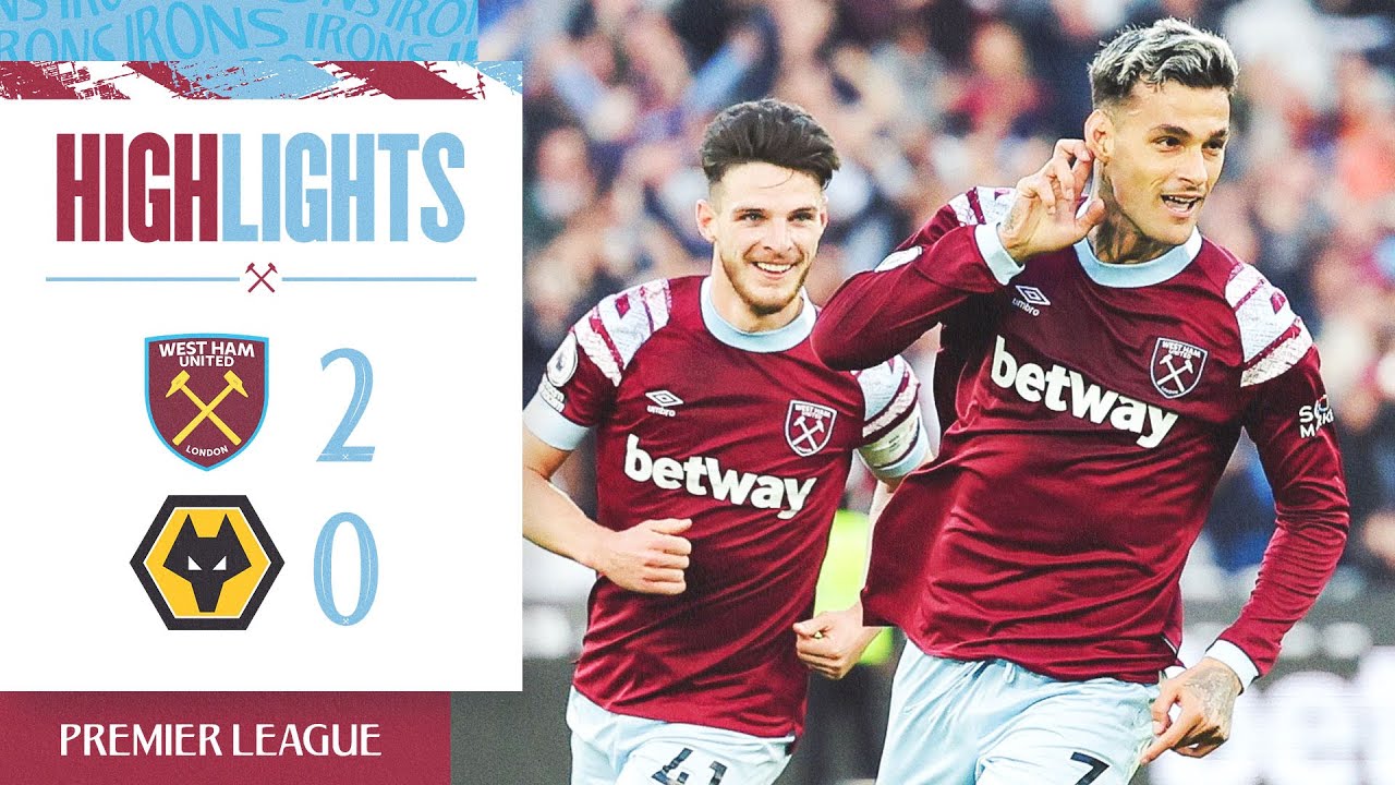 West Ham 2-0 Wolves | Gianluca Scamacca Scores First Premier League Goal | Premier League Highlights