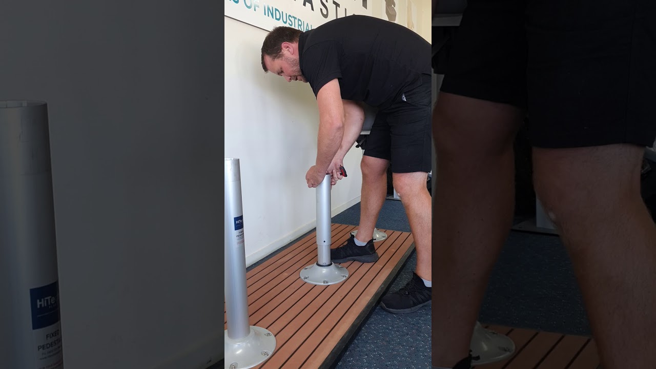 HI Tech Plastics Softrider Pedestal measurement and New Gas Ram fitting instructions