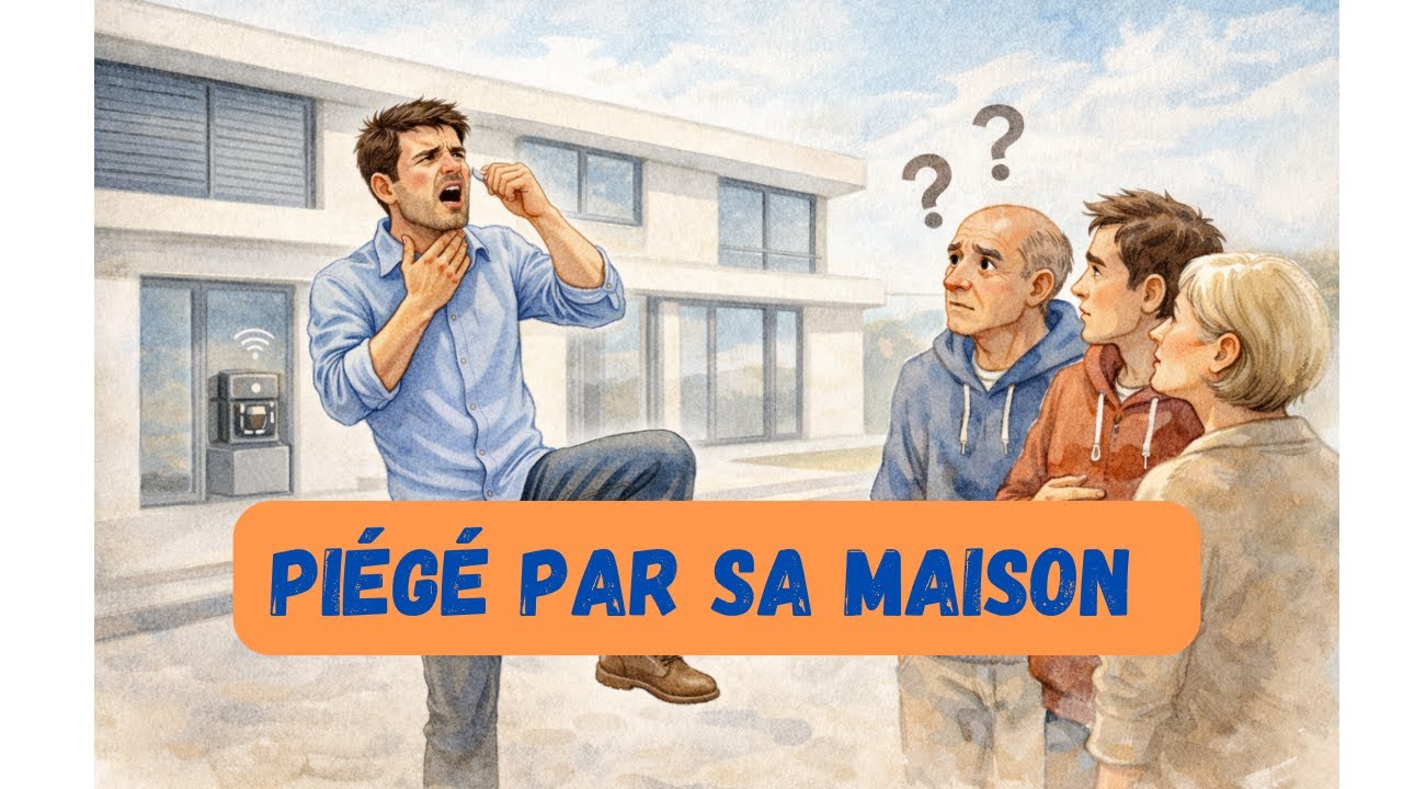 Learn French with short stories | Intermediate B1-B2 | Trapped by his house
