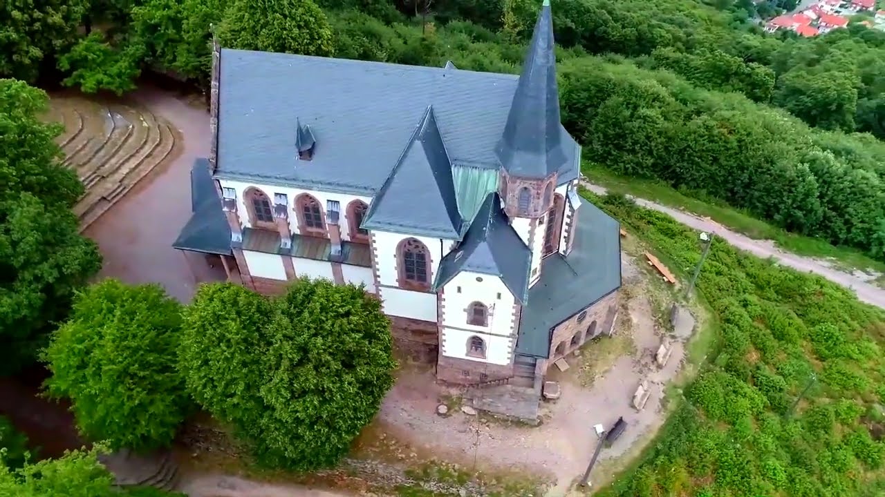 Die S&uuml;dpfalz von Oben Anna Kapelle Burrweiler
