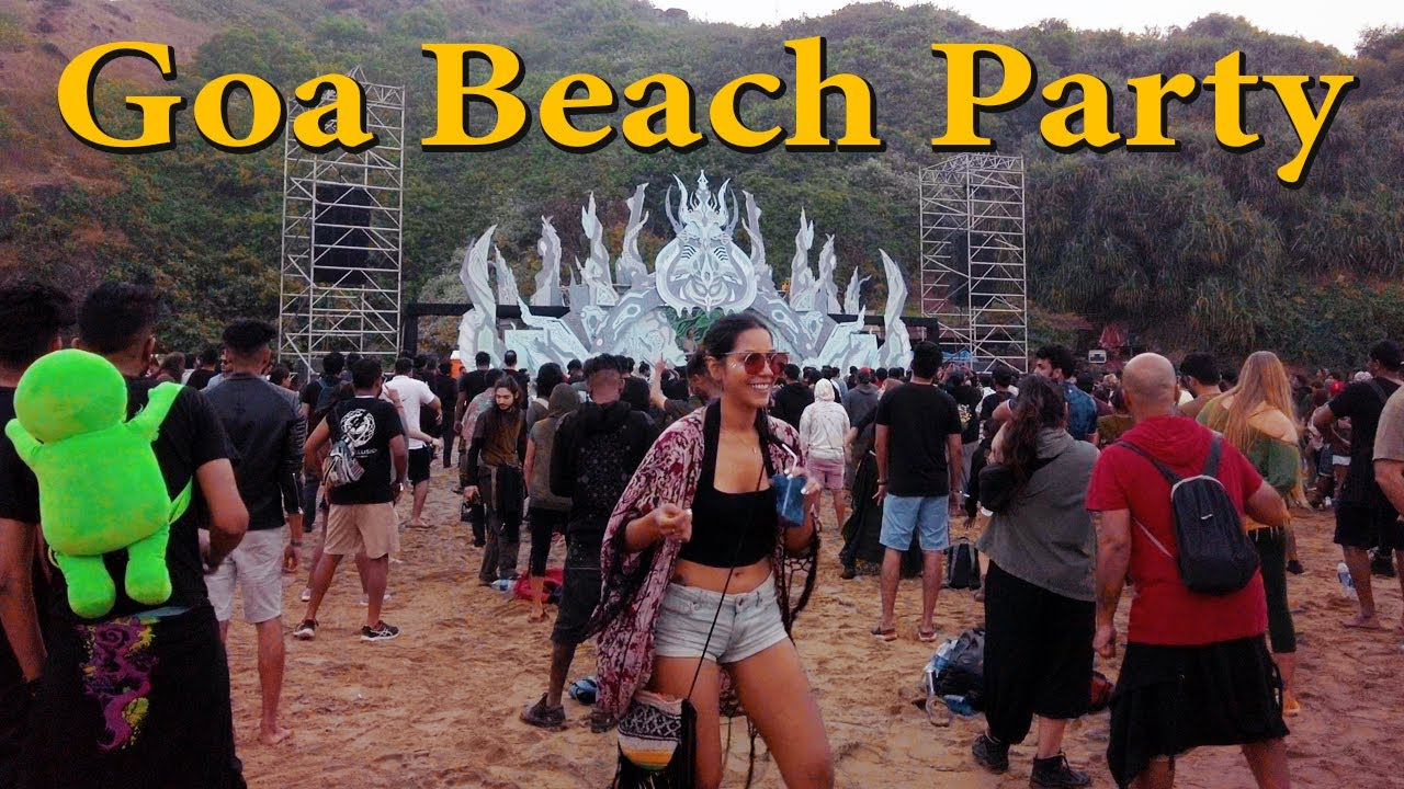 Goa Beach Party at Dream Beach, Vagator Goa | Rave Party in Goa Christmas | Parvati Tandav