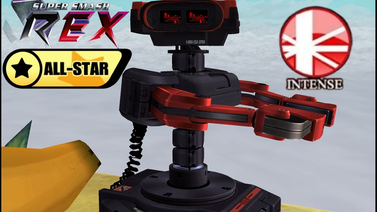 Super Smash REX Gameplay - All Star Mode with R.O.B. (Intense)