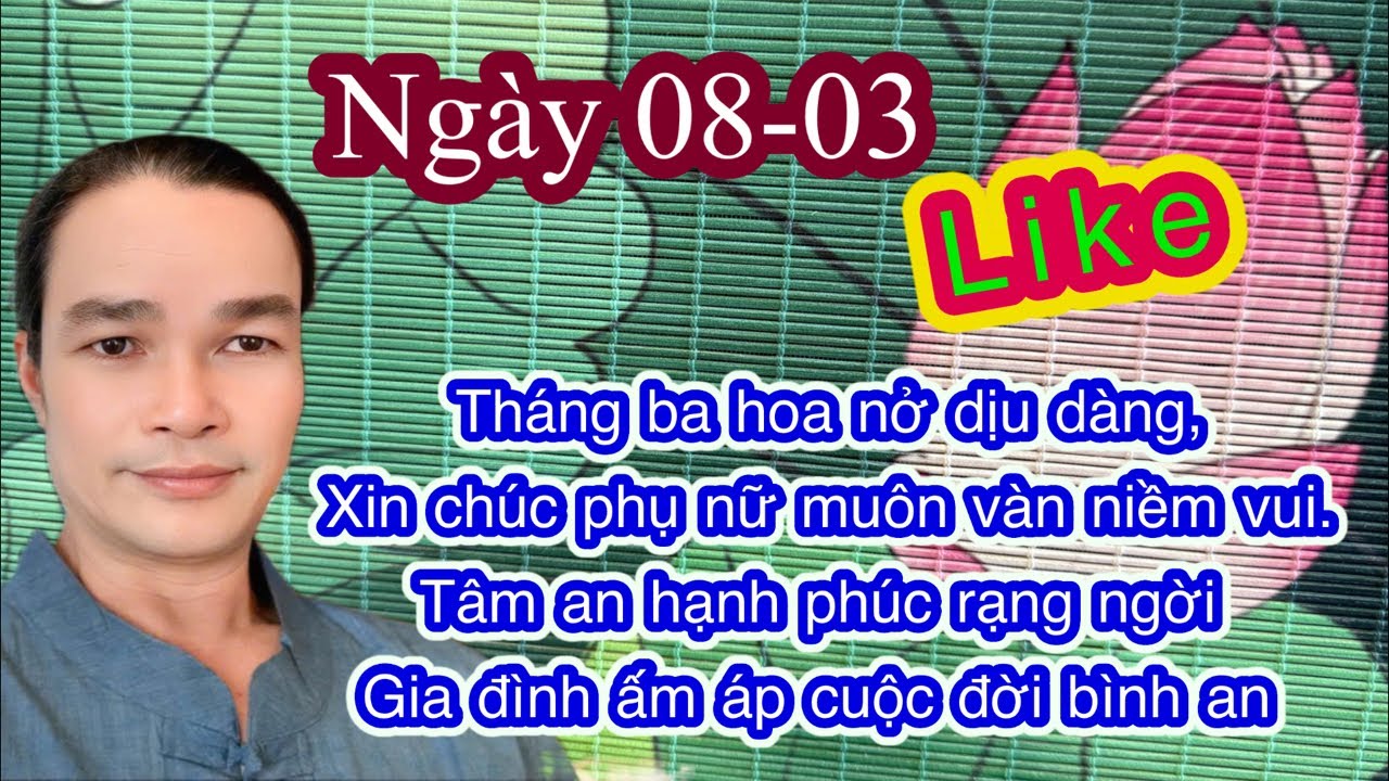 Ngày 08-03 Quốc Tế Phụ Nữ Chúc An Vui Tốt Đẹp Xạ Thu