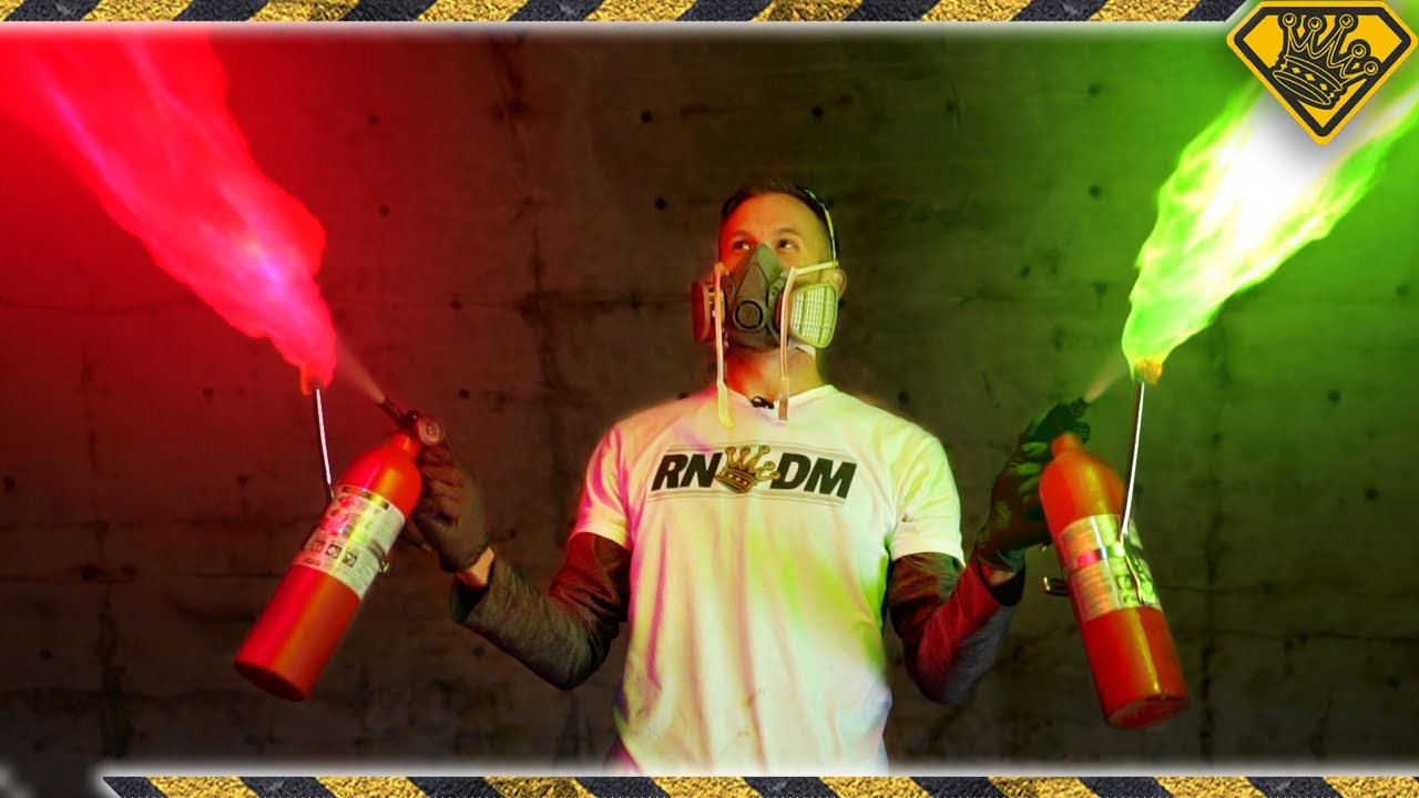 Colored Flame Shooter! We Show You How To Make Colored Flame Throwers!