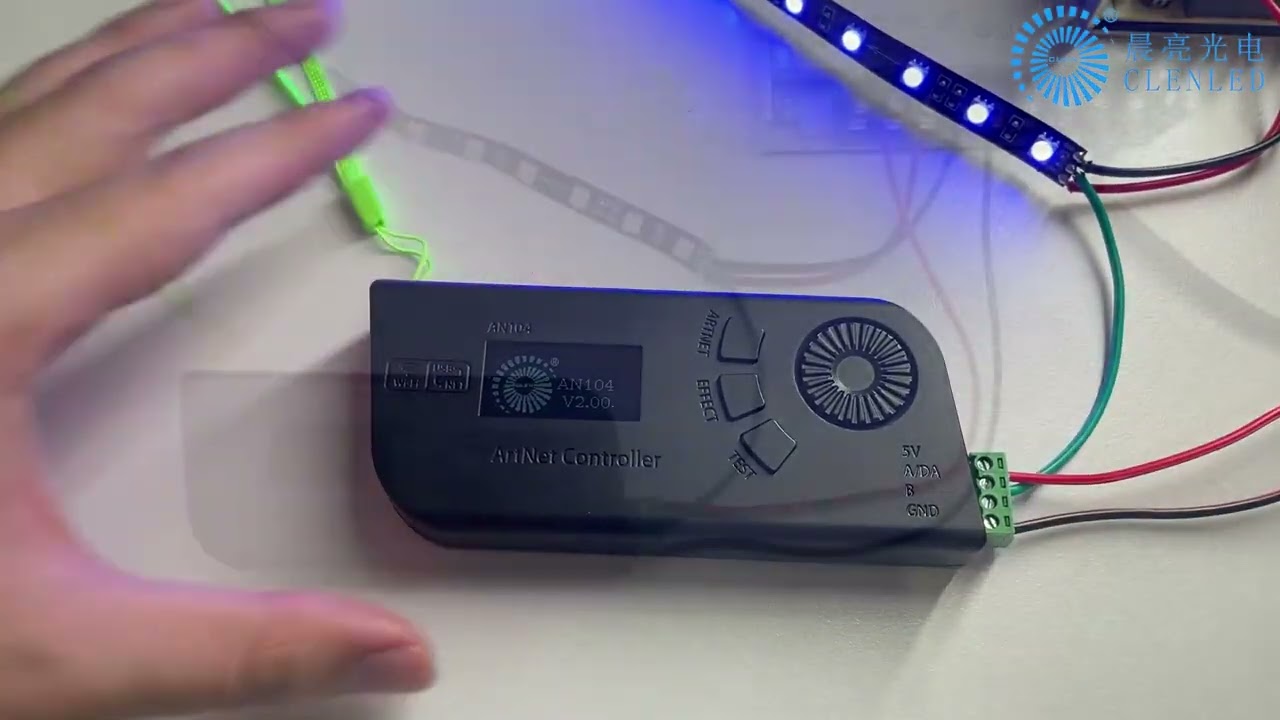 AN104 WiFi controller Typec power supply and external power supply instructions