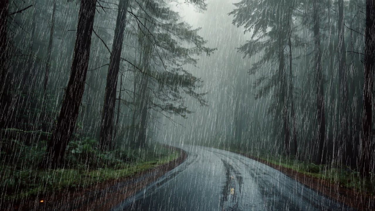 🔴 Powerful Rain and Thunder Sounds for Sleeping