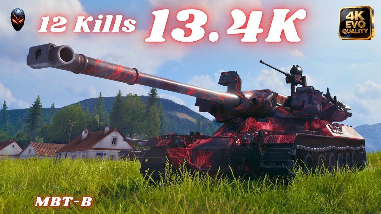 MBT-B  13.4K Damage 12 Kills & MBT-B  12.3K Damage 9 Kills World of Tanks #wot