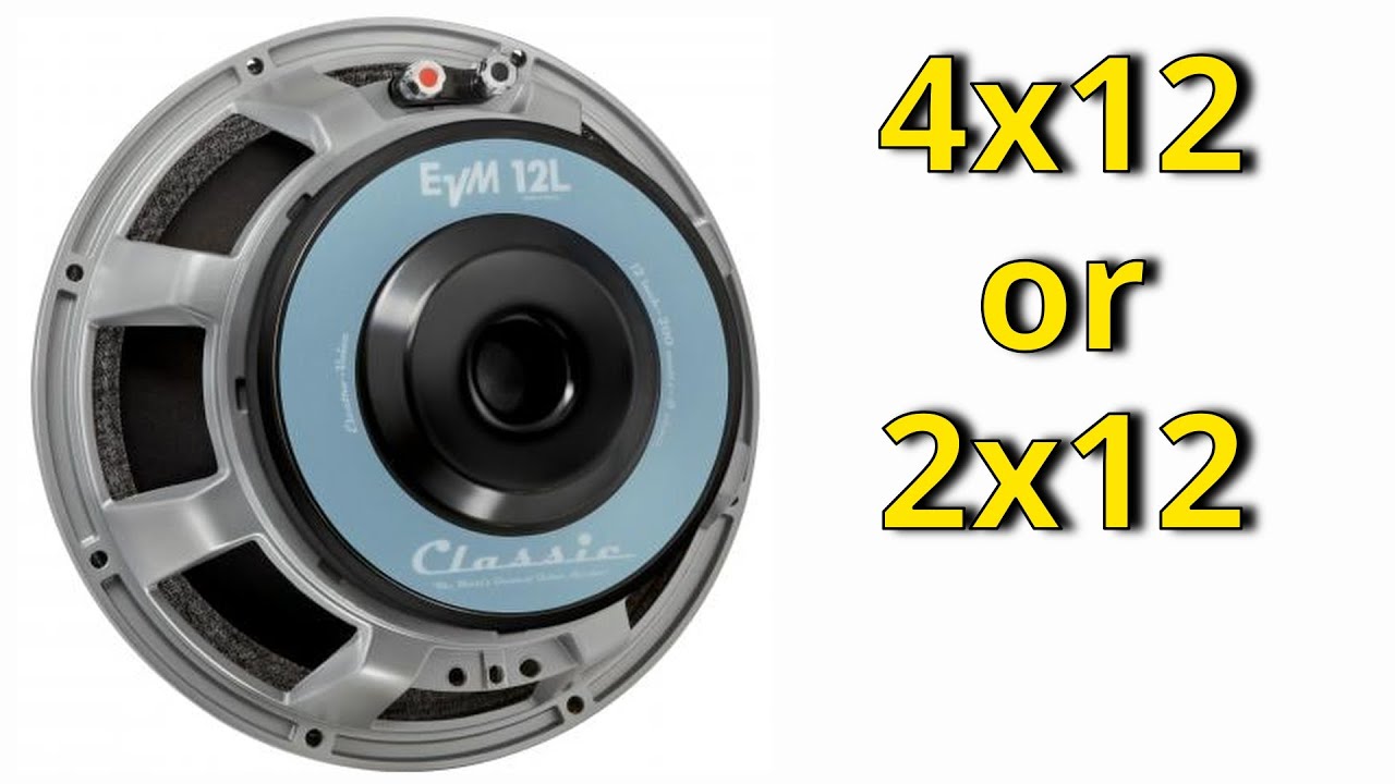 EV-L : Should I Go From 4x12 to 2x12 Cabs ?